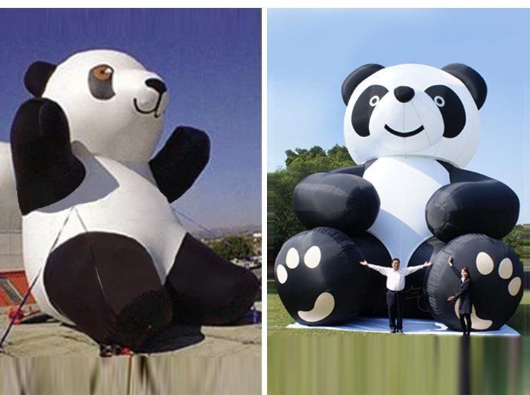 滁州充气熊猫展示
