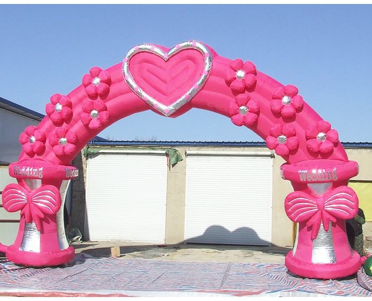 滁州粉色婚庆拱门